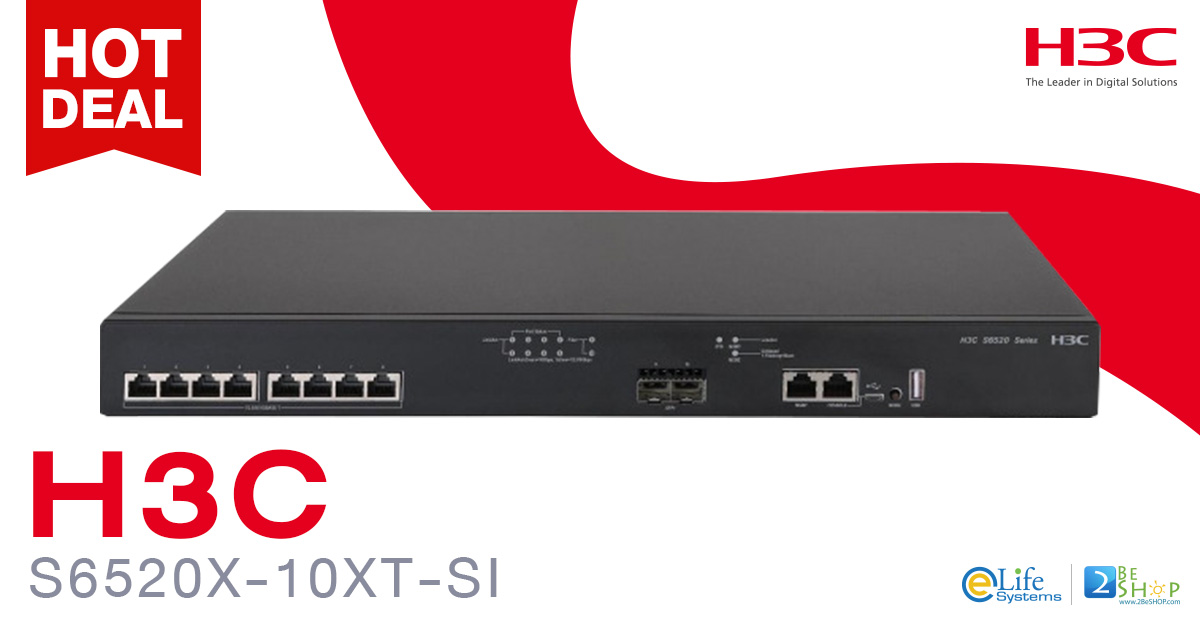 Switch H3C S6520X-10XT-SI main image 0